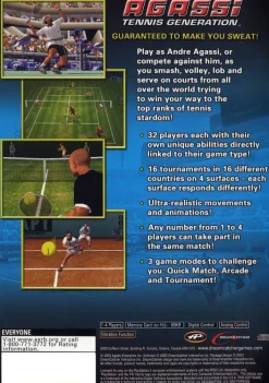 Sale Agassi Tennis Generation Ps2 Games