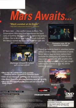 Online Armored Core 2 Ps2 Games