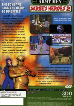 New Army Men Sarges Heroes 2 Ps2 Games