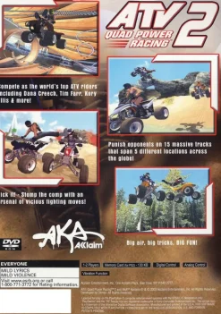 Best ATV Quad Power Racing 2 Ps2 Games