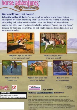 Online Barbie Horse Adventures Wild Horse Rescue Ps2 Games