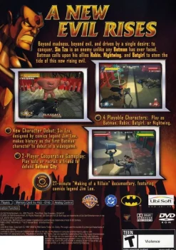 Fashion Batman Rise of Sin Tzu Ps2 Games