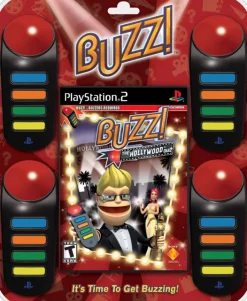 Online Buzz!: The Hollywood Quiz Bundle Ps2 Games