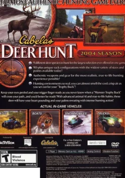 Fashion Cabela's Deer Hunt 2004 Ps2 Games