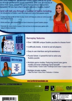 New Carol Vorderman's Sudoku Ps2 Games