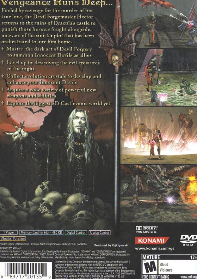 Best Castlevania Curse of Darkness Ps2 Games