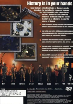 Sale Commandos 2 Men of Courage Ps2 Games