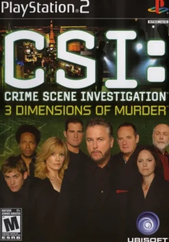 Hot CSI 3 Dimensions of Murder Ps2 Games