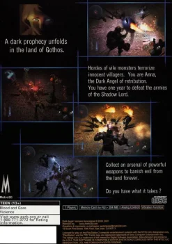 Hot Dark Angel Vampire Apocalypse Ps2 Games