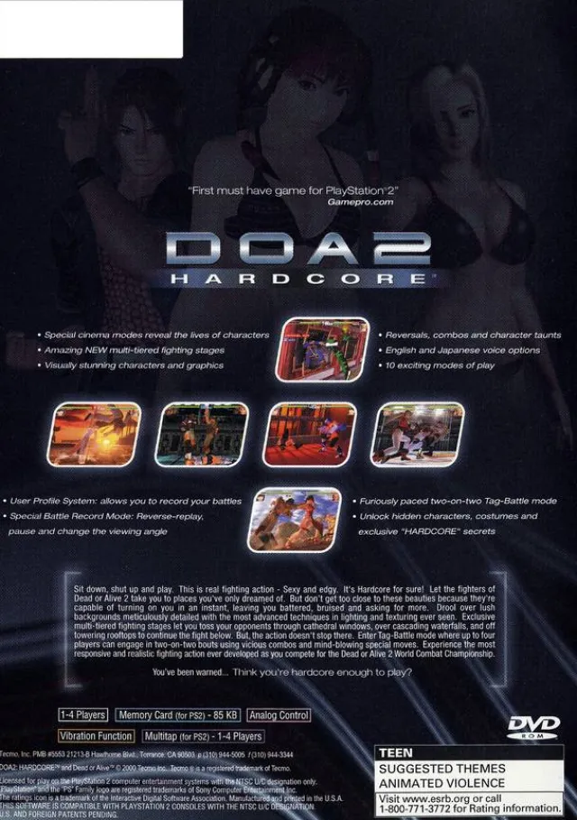 Outlet Dead or Alive 2: Hardcore Ps2 Games