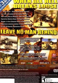 Outlet Delta Force Black Hawk Down Ps2 Games