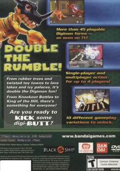 Clearance Digimon Rumble Arena 2 Ps2 Games