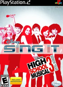 New Disney Sing It High School Musical 3 w/ Mic Ps2 Games