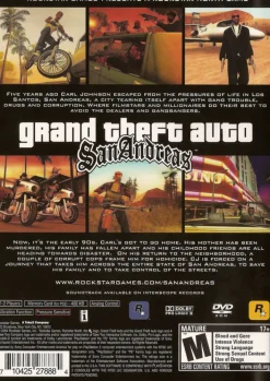 Fashion Grand Theft Auto San Andreas Greatest Hits Ps2 Games
