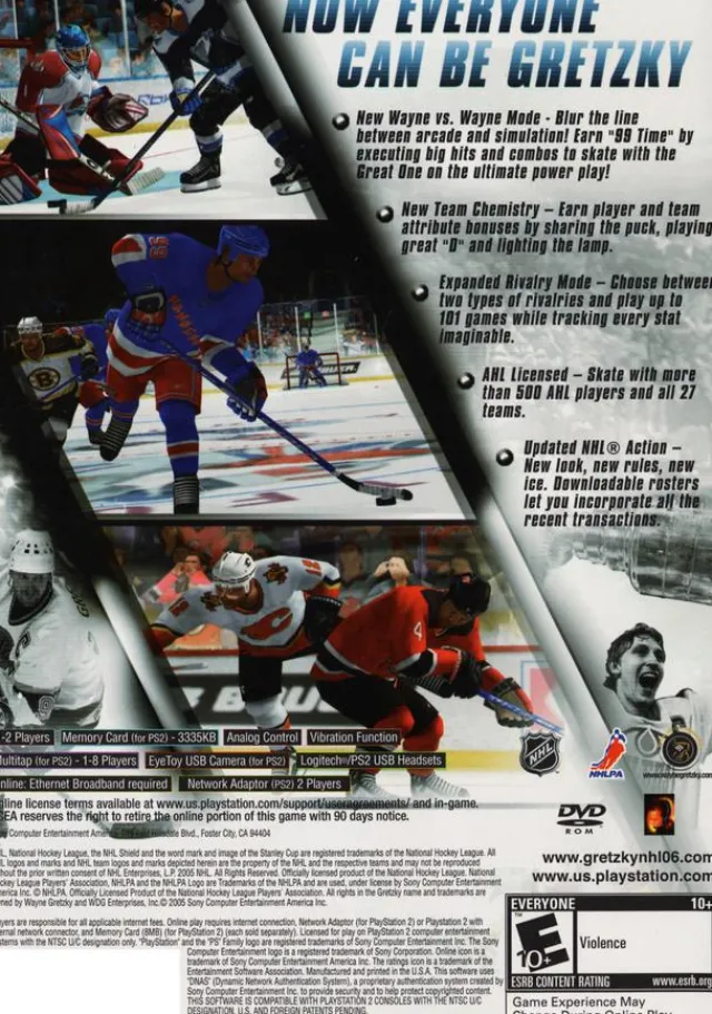 Best Gretzky NHL 2006 Ps2 Games