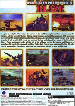 Hot Gungriffon Blaze Ps2 Games