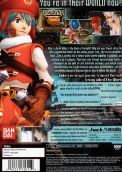 Fashion .hack Infection Ps2 Games