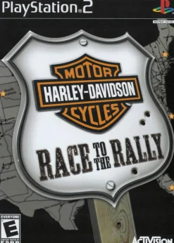 Fashion Harley Davidson Motorcycles Race to the Rally Ps2 Games