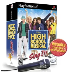 Hot High School Musical Sing It Bundle Ps2 Games