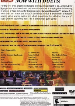 Online Karaoke Revolution 3 Ps2 Games