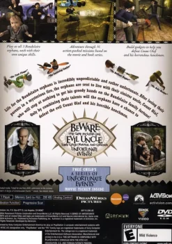 Hot Lemony Snicket's A Series of Unfortunate Events Ps2 Games