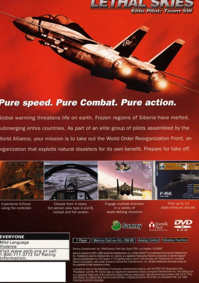 Discount Lethal Skies Ps2 Games