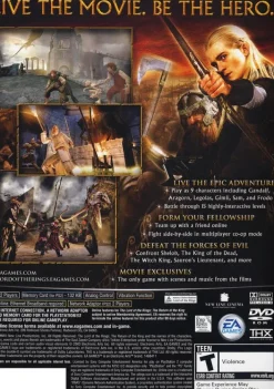 Sale Lord of the Rings Return of King Ps2 Games