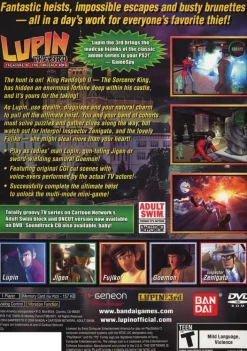 Hot Lupin the 3rd Treasure of the Sorcerer King Ps2 Games