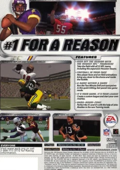 New Madden 2002 Football Ps2 Games