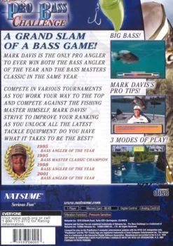 Sale Mark Davis Pro Bass Fishing Ps2 Games