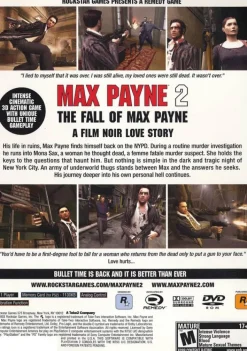Online Max Payne 2 Fall of Max Payne Ps2 Games