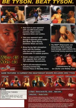 Clearance Mike Tyson Boxing Ps2 Games