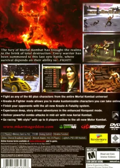 Sale Mortal Kombat Armageddon Ps2 Games