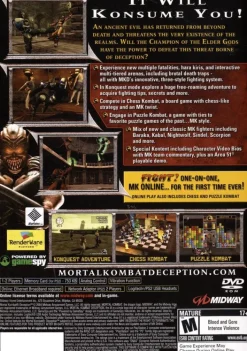 Sale Mortal Kombat Deception Ps2 Games