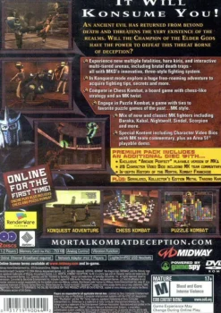 Sale Mortal Kombat Deception Premium Pack Ps2 Games