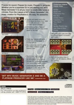 Hot MTV Music Generator 2 Ps2 Games