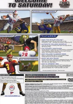 New NCAA Football 2004 Ps2 Games