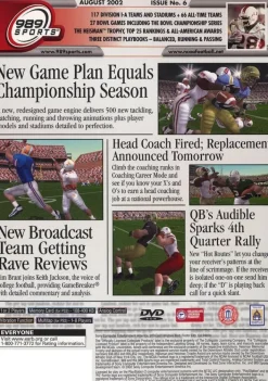 Sale NCAA GameBreaker 2003 Ps2 Games