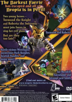 Hot NeoPets the Darkest Faerie Ps2 Games