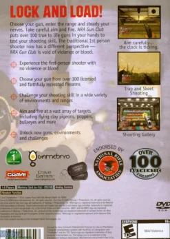 Fashion NRA Gun Club Ps2 Games