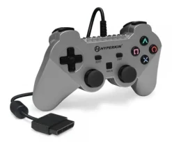 Clearance Premium PS2 "Brave Warrior" Controller - Silver Ps2 Accessories