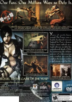 Fashion Prince of Persia Warrior Within Ps2 Games