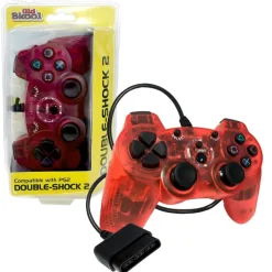 Outlet PS2 New CLEAR RED Wired Controller Ps2 Accessories