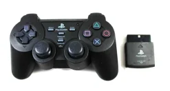 Clearance PS2 Playstation 2 Wireless Force 2 Katana Controller (Black) Ps2 Accessories