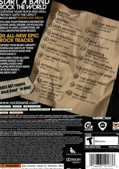 Online Rock Band Track Pack: Classic Rock Ps2 Games