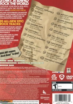 Sale Rock Band Track Pack Volume 2 Ps2 Games