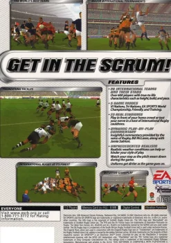 Hot Rugby 2002 Ps2 Games