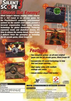 Discount Silent Scope 3 Ps2 Games