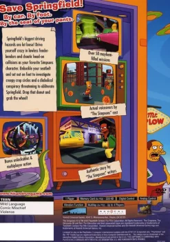 New Simpsons Hit and Run Ps2 Games