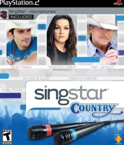 Outlet SingStar Country with Microphones Ps2 Games